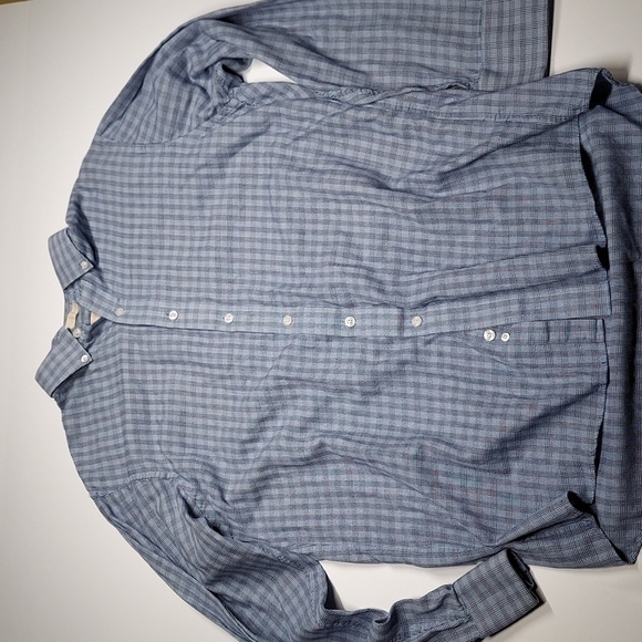 Michael Kors plaid Button Down Shirt 👕 16- 34/35 - Picture 2 of 8
